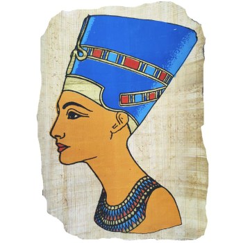 Papiro egipcio original de la reina Nefertiti